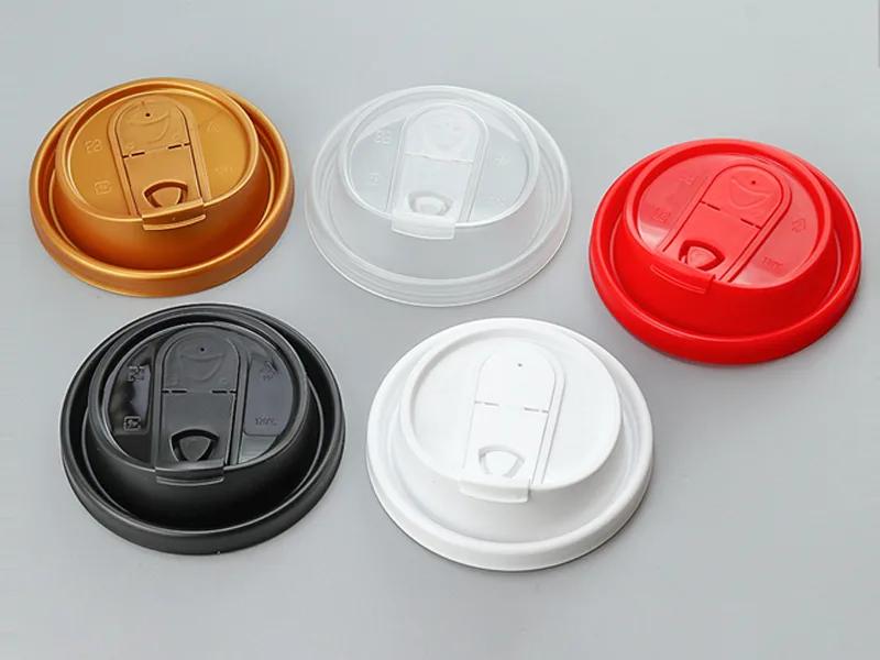 Disposable paper cup lid