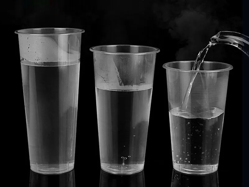 Thickened Plastic PET Coffee Clear Cup