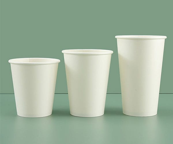 Single-layer disposable paper cups