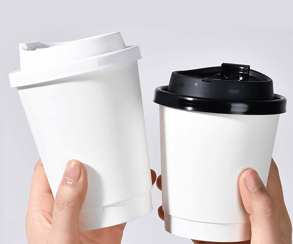 Double-Insulated White Paper Cup