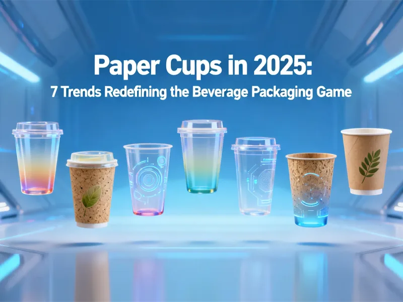 Paper Cups in 2025 7 Trends Redefining the Beverage Packaging Game